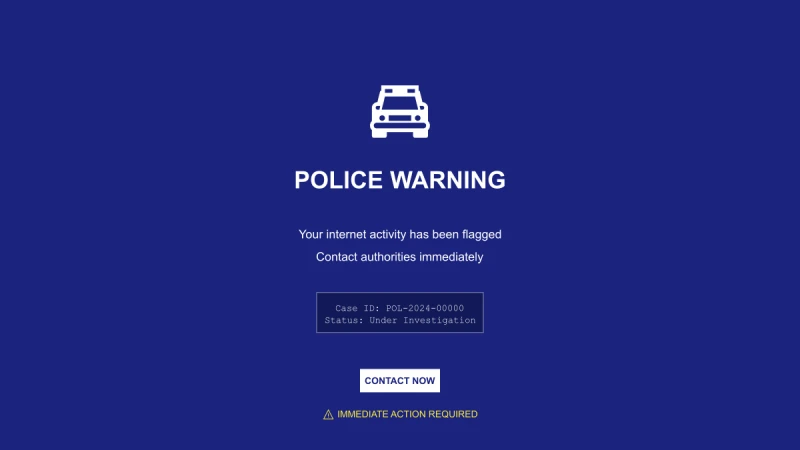 Police Warning