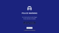 Fake Police Warning