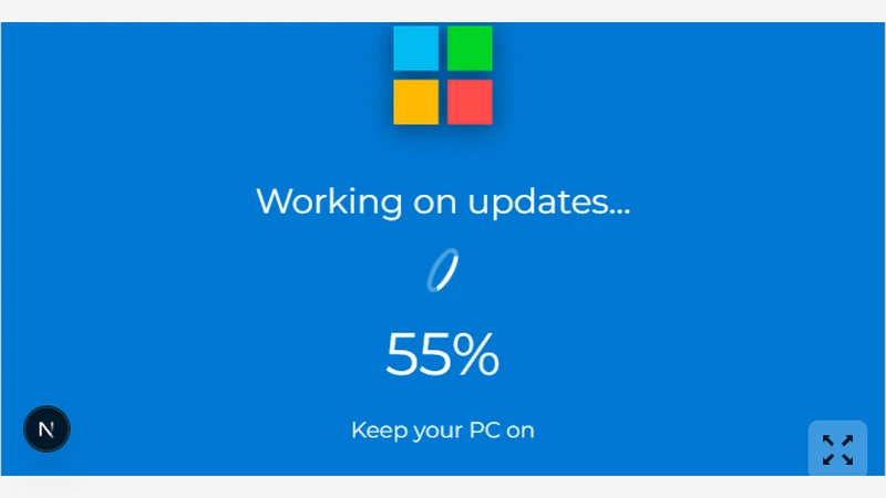 Windows 10 Update Screen